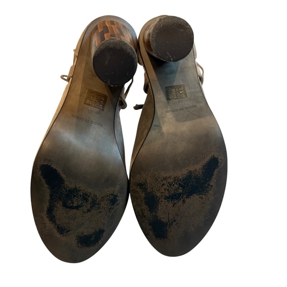 Free People Nouvella Wrap Taupe Heels Taupe, Sz EU39 - Picture 13 of 16